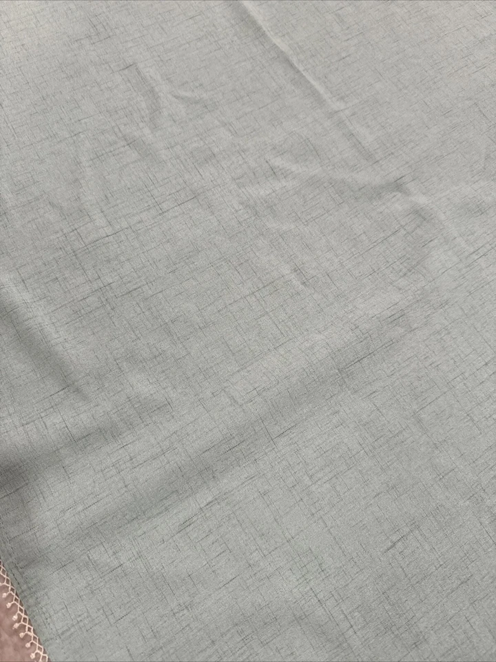 lenox american by design 51x69Tablecloth Seafoam Green W/ Cream Detail Edging - Image 4 of 4