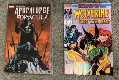 X-Men:Apocalypse vs Dracula tpb lot What if Wolverine Was Lord of