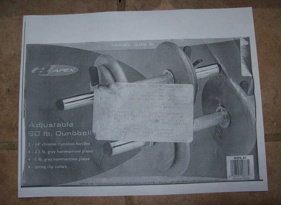 Mancuernas APEX, mancuernas ajustables de 30 lb Foto 2 de 4