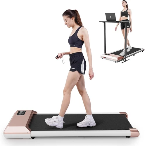 Walking Pad Under Desk Treadmill 2.2HP 300lb Capacity Portable Remote NIB *Read