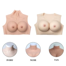Realistic Breast Forms Silicone Fake Boobs For Crossdresser Drag Queen B-H Cup