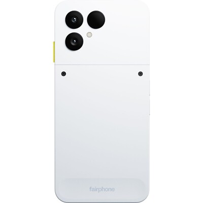 Fairphone 6 Génération – Blanc, 256 Go, 8 Go RAM, Écran 6,3″ – Smartphone éthique