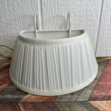 VINTAGE Cream Headboard Over the Bed Electric Reading Light Lamp Art Deco Works