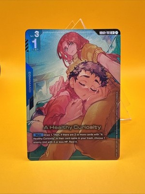 A Healthy Curiosity - GD03-101 R+ - Alt Art - Gundam TCG : Steel Requiem - NM