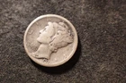 1921-D VG F Solid Mercury Dime Super Fasces WCO
