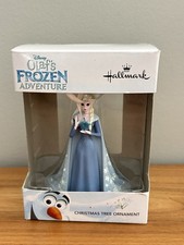 Hallmark Olaf  s Frozen Adventure Disney Elsa Ornament NEW