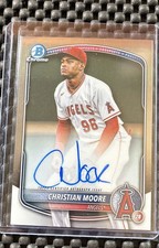 2025 Bowman - Chrome Prospect Autographs Christian Moore #CPA-CMO (AU, RC)
