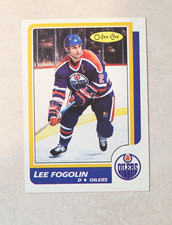 #210 1986-87 O-Pee-Chee  Lee Fogolin - Edmonton Oilers