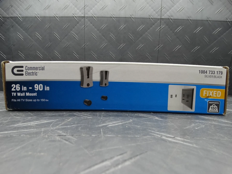 Commercial Electric Fixed TV Wall Mount for 26 in. - 90 in. TVs MB-19051N - Image 3 of 4