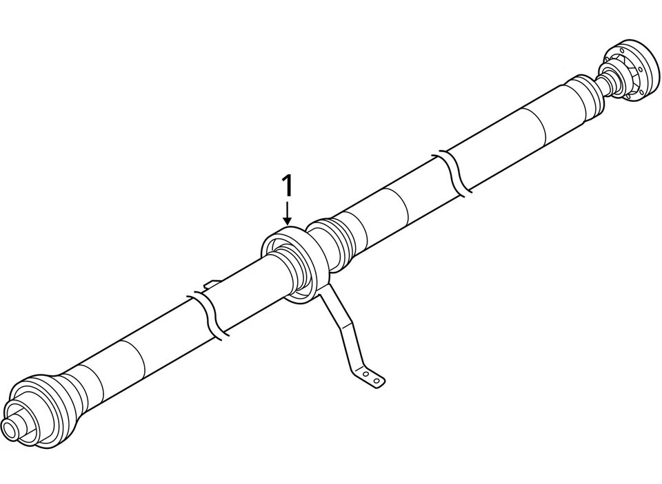 Rear Drive Shaft Fits 13-17 AUDI S8 5223569 Foto 4 de 4
