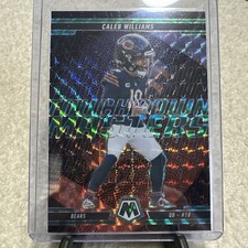 2025 Mosaic Touchdown Masters Caleb Williams 13 Green Mosaic Prizm Chicago Bears