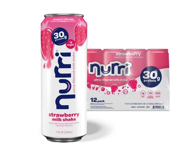 Nurri Ultra-Filtered Milk Shake  30g Protein  Strawberry   11 fl oz  12 ct