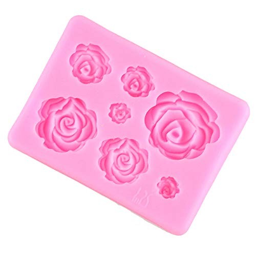 2PCS Rose Flowers silicone molds Cake Chocolate Mold wedding Cake Decorating ... - Picture 8 of 9