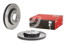 2x BREMBO Bremsscheibe PRIME LINE - UV Coated 09.D624.11 für HYUNDAI i30 PDE PD