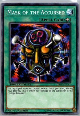 Mask of the Accursed SBAD-EN042 Speed Duel: Attack from the Deep Yu-Gi-Oh NM
