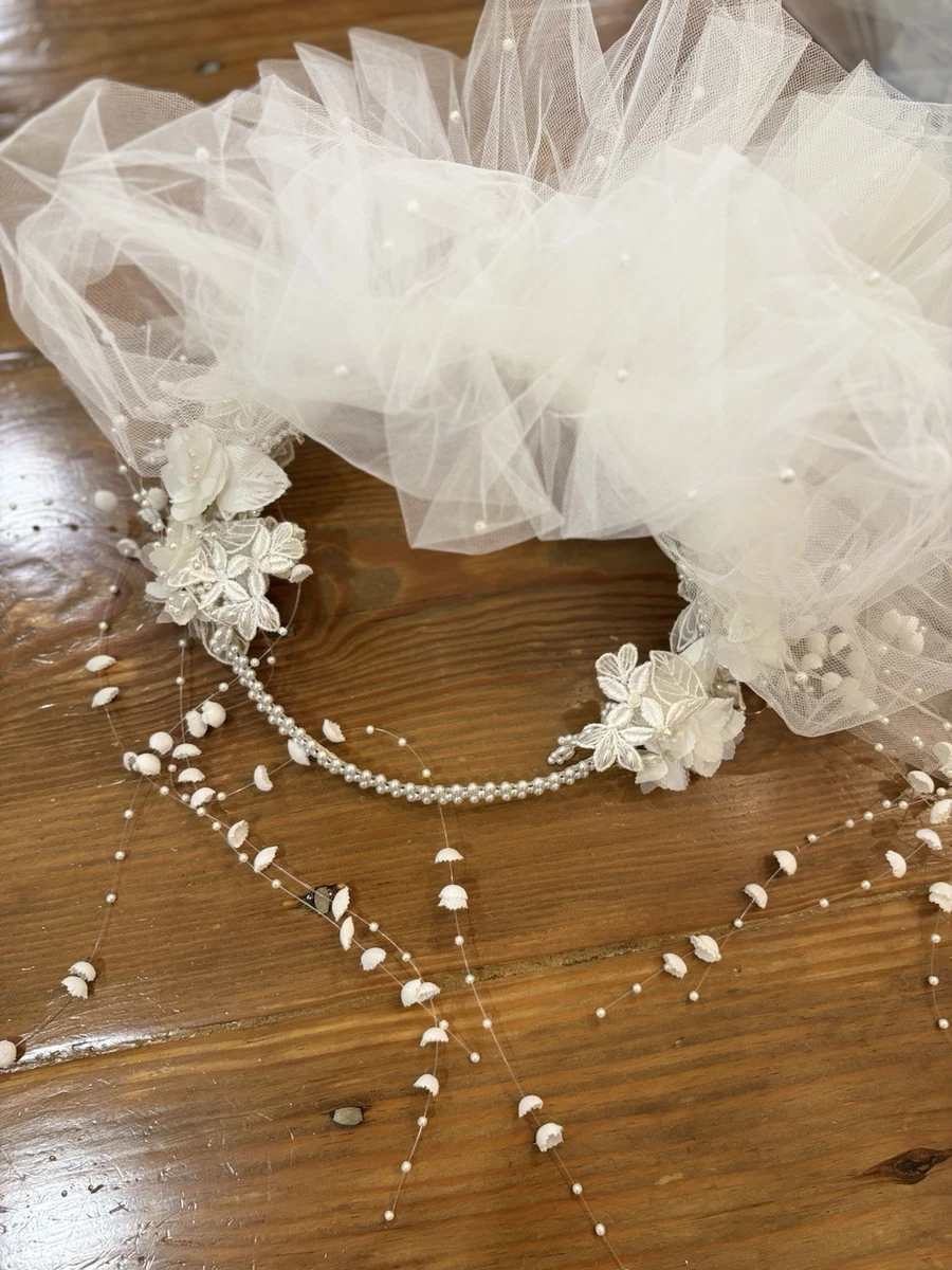 Headband Veil Indiana Wedding Veils for sale | eBay display picture 1