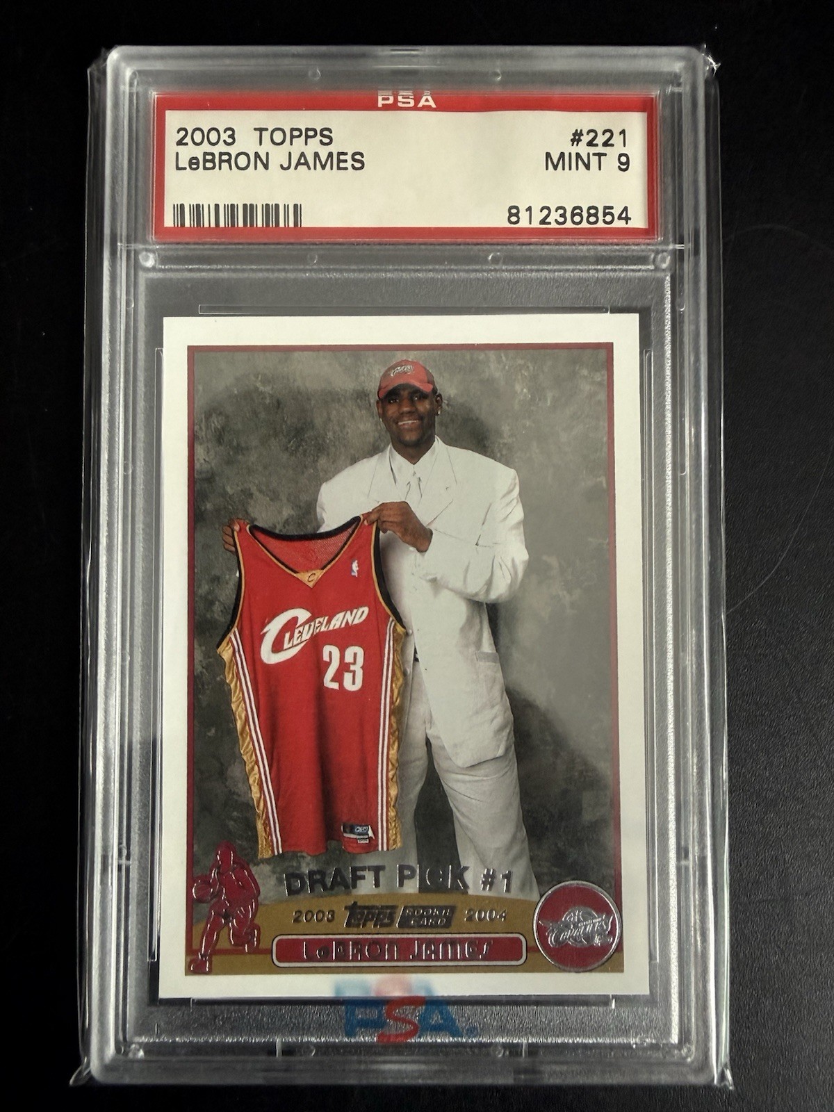 2003 Topps LeBron James #221 (RC) PSA 9 NBA All-Time Points Leader-HOF👀🔥