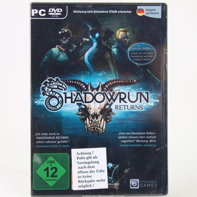 PC Spiel OVP Shadowrun Returns Special Edition NEU