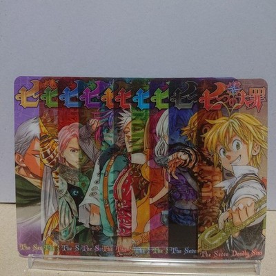 The Seven Deadly Sins Clear Bookmark 10 Piece Set Collectors Item Bundle