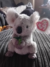 Ty Original Beanies Bonzer The Koala Bear, Small Plush Soft Toy, BNWT