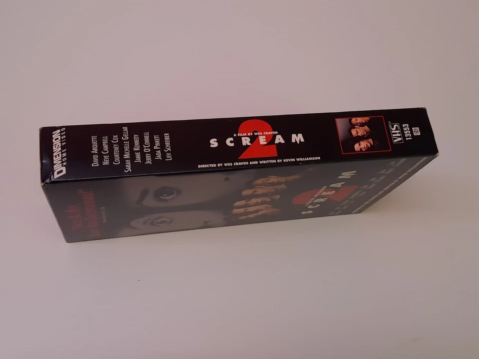 Scream 2 1997 Uncut VHS USA NTSC Video Wes Craven Neve Campbell David Arquette - Bild 4 von 4