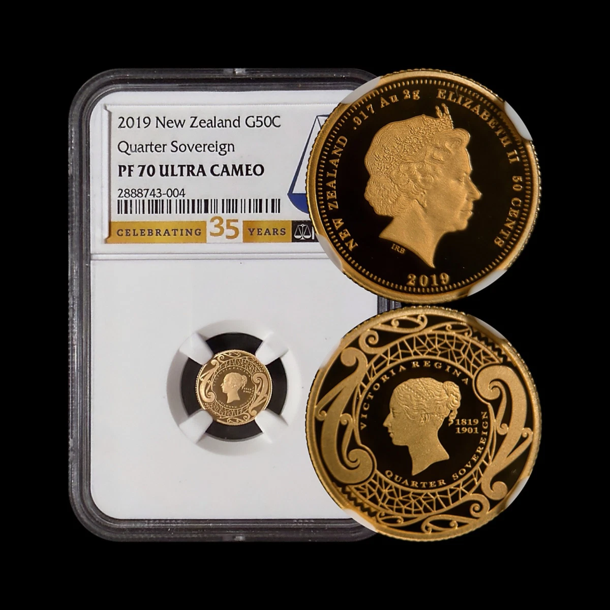 2019年ニュージーランド50セント クウォーターソブリン NGC PF70UC Gold NGC Certified New Zealand Coins for sale | eBay