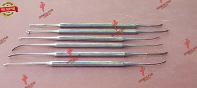Phlebectomy Varady Extractors And Skin Hooks 6 Piece Of Set Plastic Surgery