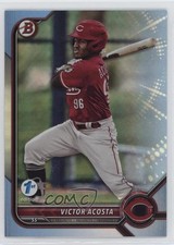 2022 Bowman Draft 1st Edition Sky Blue Foil Victor Acosta #BD-70 12g7