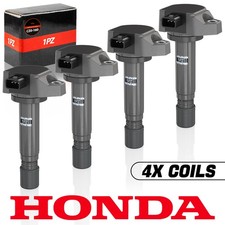 4x Genuine Ignition Coils For Honda Civic Dx Ex Gx Lx 1.8l Uf582 30520-rna-a01