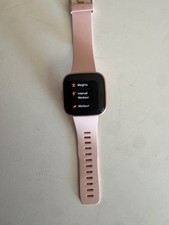 Fitbit Versa 2 - Health  Fitness Smart Watch Copper Rose / Pink Band FB507