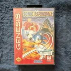 SEGA Genesis game Sonic Spinball Complete w/ Case, Cartridge & Manual