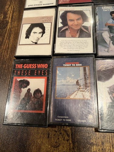 Vintage Rock Casette Lot (12) Cassettes Boston Styx Michael Jackson Carpenters - Picture 2 of 17