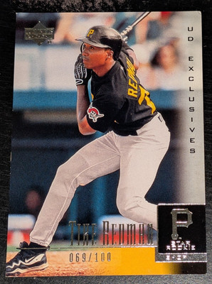 Tike Redman Pirates 2001 Upper Deck UD Exclusives Silver ROOKIE #13 #'ed /100