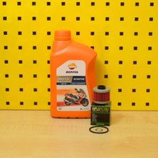 Peugeot 125 Jet Force Ölwechsel Öl Ölfilter 03-04 Repsol Scooter 5W-40 Motoröl