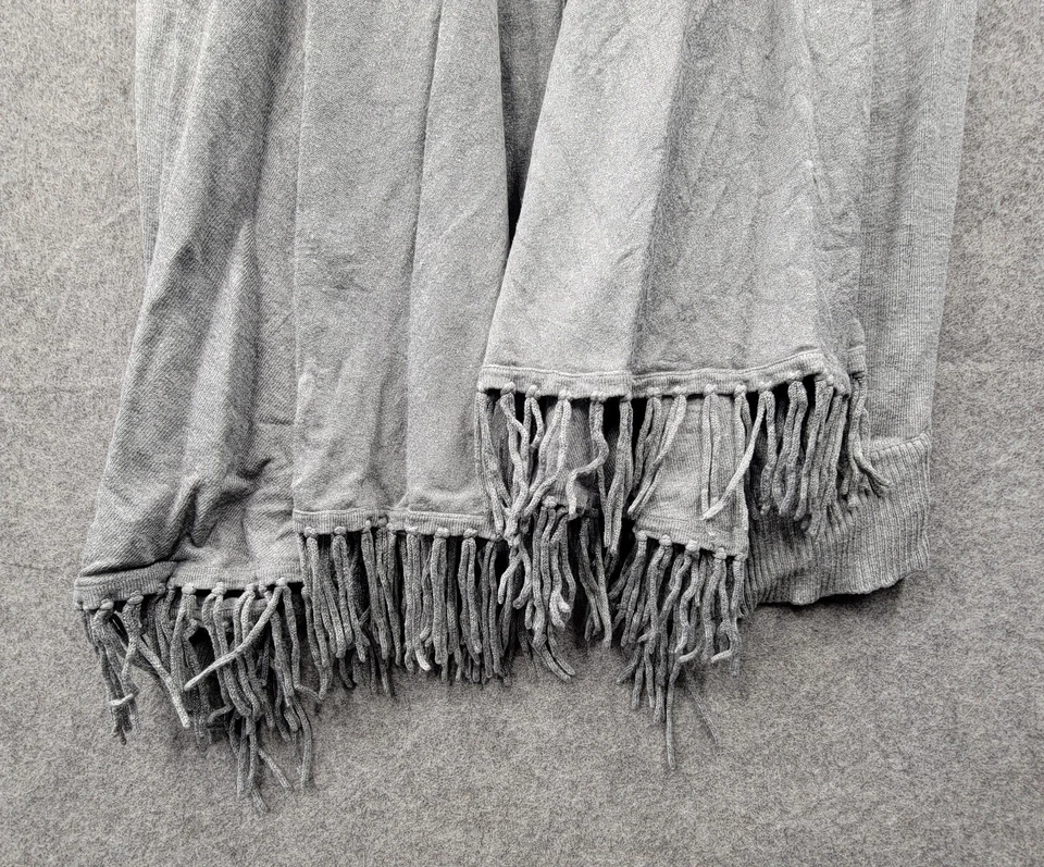 Top envolvente gris para mujer Central Park West New York talla XS sin mangas Foto 3 de 4