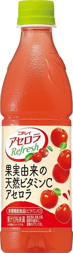 SUNTORY Nichirei Acerola Refresh Vitamin C 430ml x 24 PET Bottle JAPAN Drink - Picture 8 of 12