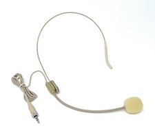 Cardioid Beige Headset Microphone Mic for Sennheiser Wireless Body-Packs