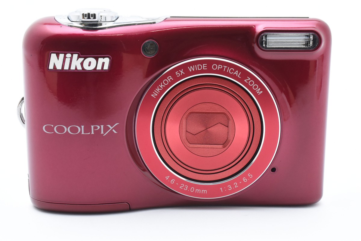 Nikon ニコン デジカメ COOLPIX L30 レッド Amazon | Nikon デジタルカメラ COOLPIX L30 5倍ズーム 2005万