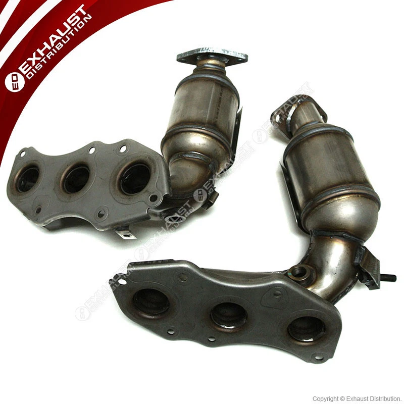 LEXUS RX350 3.5L 2007-2009 Front Manifold Catalytic Converter 2 PIECES PAIR - Image 3 of 4