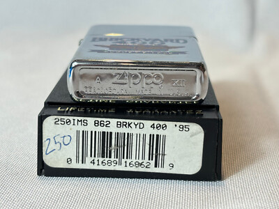 1996 Zippo Lighter Brickyard 400 Indianapolis Motor Speedway