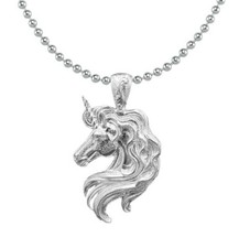 Silver Unicorn Necklace