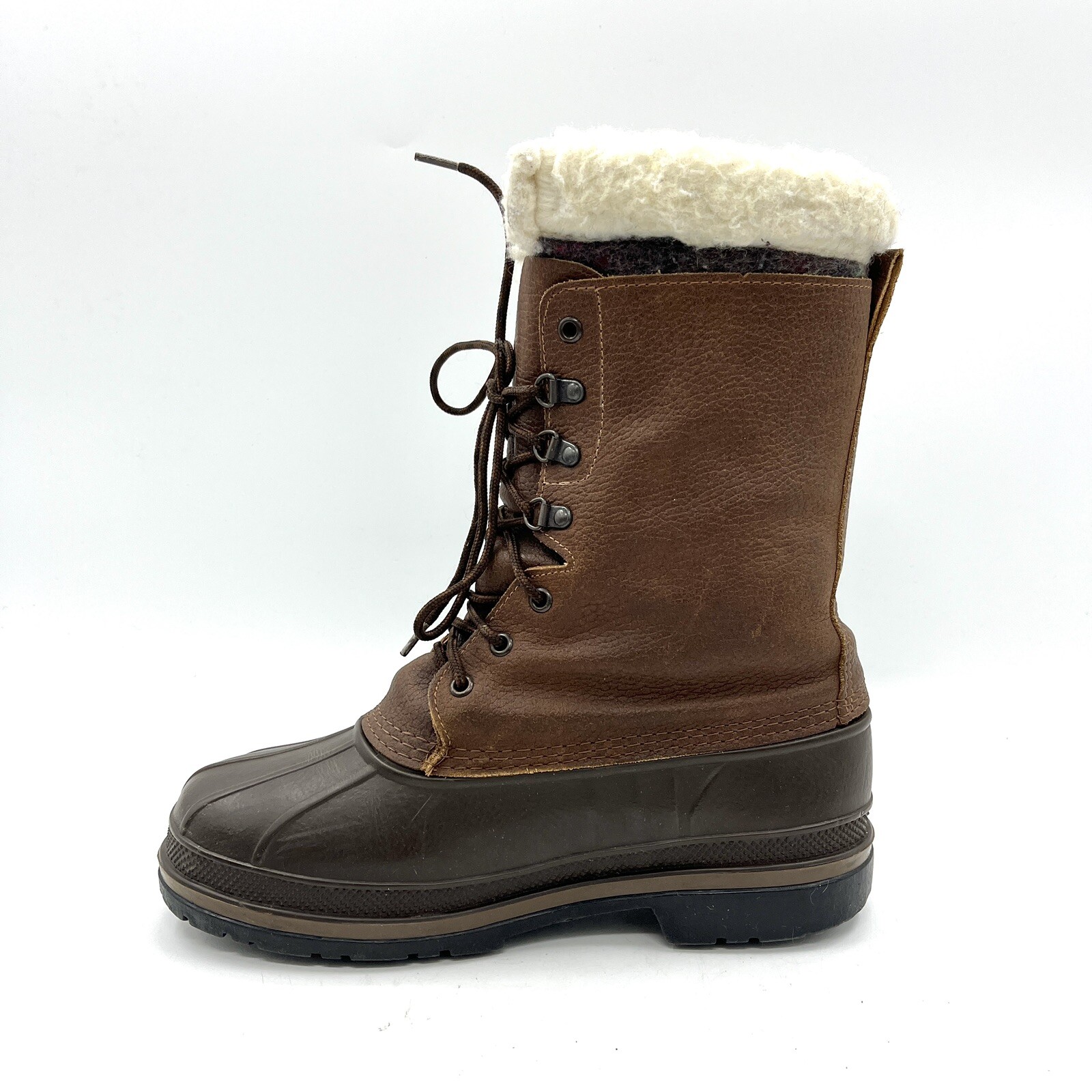 LaCrosse Brown Leather Insulated Pac Boots Mens Size 8 eBay