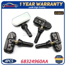 4x TPMS Tire Pressure Sensor 68324960AA Fit For Jeep Cherokee RAM 1500 2500 3500