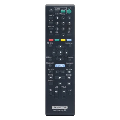 RM-ADP058 Ersatz Fernbedienung Passend f??1r Sony BDV-E380 DVD BluRay