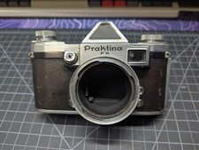 Praktina FX 35mm SLR film camera body - Vintage - Shutter works 