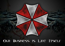 Umbrella Corporation Resident Evil Game Car Bumper Window Sticker Decal 5"X4"