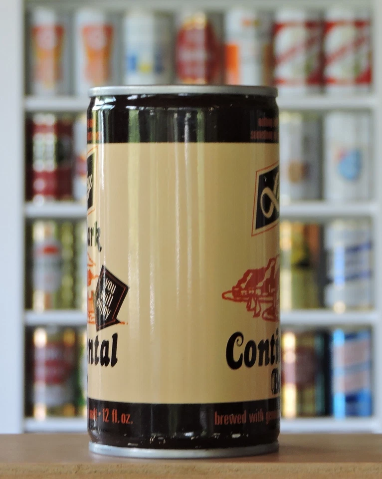 LUCKY DARK CONTINENTAL BEER, GENERAL BRG. SAN FRANCISCO, CA. 3 city CAN # 2-90-6 - Image 3 of 4