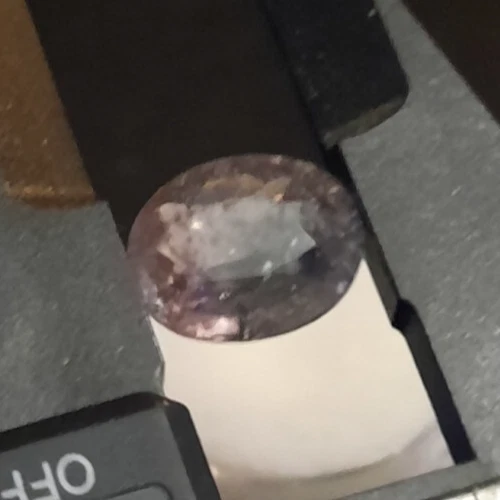 Super Sparkley Unique Large Bi-colored  Mozambique Tourmaline 6.78 ct 14.1x11.6 - Image 2 of 4