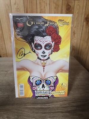 GFT GRIMM FAIRY TALES #124 C CVR TUCCI (ZENESCOPE 2016) Signed W/ COA