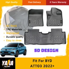 YARA 5D TPE Premium Car Floor Mats for BYD Atto 3 2022-2024 All Weather